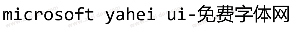 microsoft yahei ui字体转换